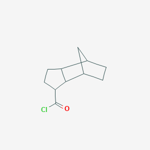 molecular formula C11H15ClO B13962232 Octahydro-1H-4,7-methanoindene-1-carbonyl chloride CAS No. 94487-60-2