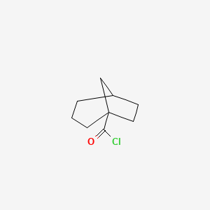 molecular formula C9H13ClO B13962239 Bicyclo[3.2.1]octane-1-carbonyl chloride CAS No. 58541-35-8