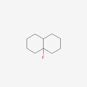 molecular formula C10H17F B13962251 Naphthalene, 4a-fluorodecahydro- 