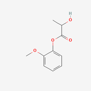 molecular formula C10H12O4 B13962305 2-Methoxyphenyl lactate CAS No. 59643-85-5