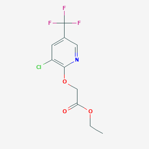 (3-Chloro-5-trifluoromethyl-pyridin-2-yloxy)-acetic acid ethyl ester