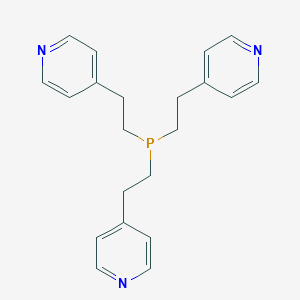 molecular formula C21H24N3P B139624 Tris(2-(4-pyridyl)ethyl)phosphine oxide CAS No. 131501-31-0