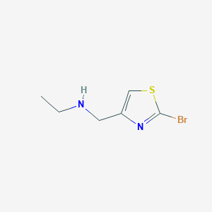 molecular formula C6H9BrN2S B13962420 N-((2-bromothiazol-4-yl)methyl)ethanamine 