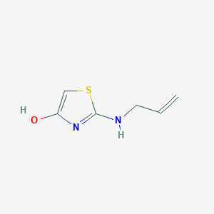 molecular formula C6H8N2OS B13962427 2-(Allylamino)thiazol-4-ol 