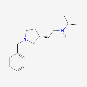molecular formula C16H26N2 B13962485 (S)-N-(2-(1-benzylpyrrolidin-3-yl)ethyl)propan-2-amine 