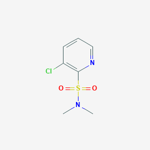 molecular formula C7H9ClN2O2S B13962530 3-chloro-N,N-dimethylpyridine-2-sulfonamide 