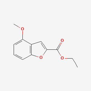 molecular formula C12H12O4 B13962531 Ethyl 4-methoxybenzofuran-2-carboxylate 