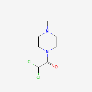 molecular formula C7H12Cl2N2O B13962547 Piperazine, 1-(dichloroacetyl)-4-methyl- CAS No. 77368-14-0
