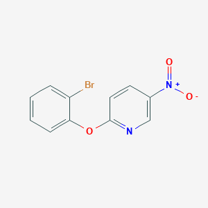 molecular formula C11H7BrN2O3 B13962663 2-(2-Bromophenoxy)-5-nitropyridine 
