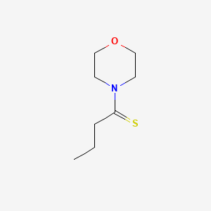 molecular formula C8H15NOS B13962675 4-Butanethioylmorpholine CAS No. 5309-97-7