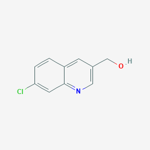 molecular formula C10H8ClNO B13962682 7-Chloro-3-quinolinemethanol 