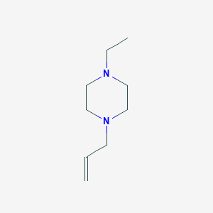 molecular formula C9H18N2 B13962709 1-Ethyl-4-(prop-2-en-1-yl)piperazine CAS No. 91086-12-3