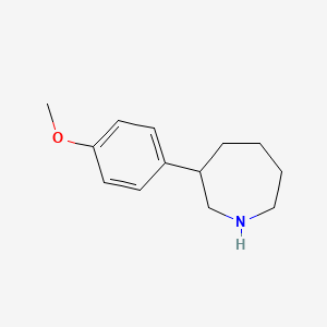 molecular formula C13H19NO B1396272 3-(4-Methoxyphenyl)azepane CAS No. 1333960-81-8