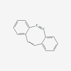 molecular formula C16H10 B13962722 Dibenzo(a,e)cyclooctene, 5,6-didehydro- CAS No. 53397-66-3