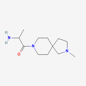 molecular formula C12H23N3O B13962770 2-Amino-1-(2-methyl-2,8-diazaspiro[4.5]decan-8-yl)propan-1-one 