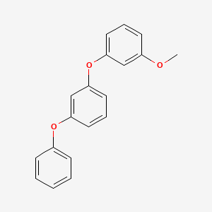 molecular formula C19H16O3 B13962779 Benzene, 1-(3-methoxyphenoxy)-3-phenoxy- CAS No. 63549-10-0