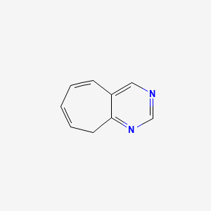 molecular formula C9H8N2 B13962837 9H-Cyclohepta[d]pyrimidine CAS No. 264-96-0