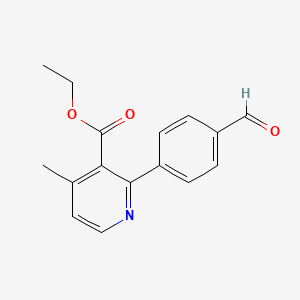 2-(4-Formyl-phenyl)-4-methyl-nicotinic acid ethyl ester
