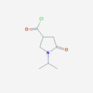 1-Isopropyl-5-oxopyrrolidine-3-carbonyl chloride