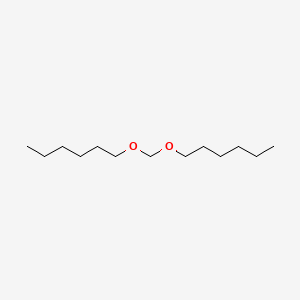 molecular formula C13H28O2 B13962977 1-[(Hexyloxy)methoxy]hexane CAS No. 54815-12-2