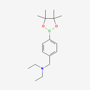 N-Ethyl-N-(4-(4,4,5,5-tetramethyl-1,3,2-dioxaborolan-2-yl)benzyl)ethanamine