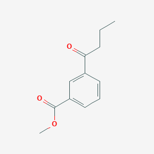 molecular formula C12H14O3 B13963014 Methyl 3-butyrylbenzoate 