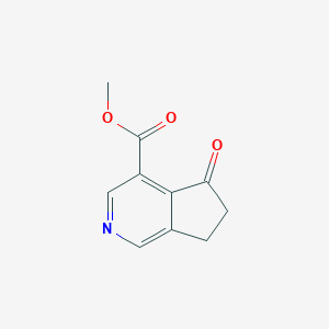 molecular formula C10H9NO3 B13963081 Methyl 5-oxo-6,7-dihydro-5H-cyclopenta[c]pyridine-4-carboxylate 