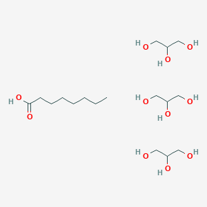 molecular formula C17H40O11 B13963191 Triglycerol caprylate CAS No. 51033-28-4