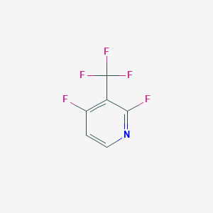 molecular formula C6H2F5N B1396338 2,4-Difluoro-3-(trifluoromethyl)pyridine CAS No. 1227564-69-3
