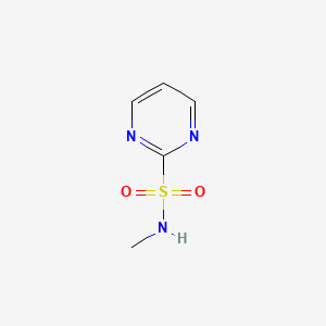 molecular formula C5H7N3O2S B13963396 N-methylpyrimidine-2-sulfonamide 