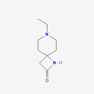 molecular formula C9H16N2O B13963499 7-Ethyl-1,7-diazaspiro[3.5]nonan-2-one 