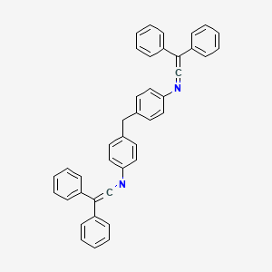 molecular formula C41H30N2 B13963578 Aniline, 4,4'-methylenebis(N-(diphenylvinylidene)- CAS No. 32861-04-4