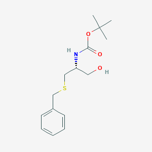 molecular formula C15H23NO3S B139636 Boc-S-苄基-L-半胱氨醇 CAS No. 139428-96-9