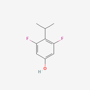 molecular formula C9H10F2O B13963604 3,5-Difluoro-4-isopropylphenol 