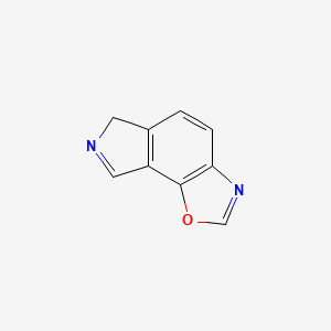 molecular formula C9H6N2O B13963608 6H-Pyrrolo[3,4-G]benzoxazole CAS No. 42540-46-5
