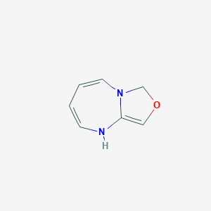 molecular formula C7H8N2O B13963617 1H,7H-[1,3]Oxazolo[3,4-a][1,3]diazepine CAS No. 502494-13-5