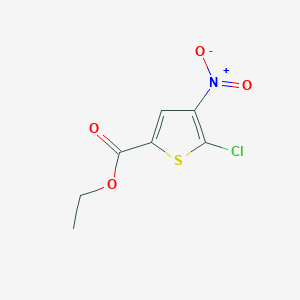 molecular formula C7H6ClNO4S B1396363 Ethyl 5-chloro-4-nitrothiophene-2-carboxylate CAS No. 89640-03-9