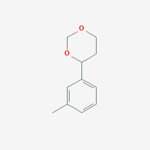 molecular formula C11H14O2 B13963636 4-(3-Methylphenyl)-1,3-dioxane CAS No. 681854-01-3