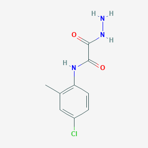 molecular formula C9H10ClN3O2 B1396365 N-(4-chloro-2-methylphenyl)-2-hydrazino-2-oxoacetamide CAS No. 1211487-29-4