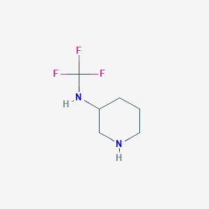 molecular formula C6H11F3N2 B13963674 N-(trifluoromethyl)piperidin-3-amine 