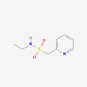 molecular formula C8H12N2O2S B13963848 N-ethyl-1-(pyridin-2-yl)methanesulfonamide 