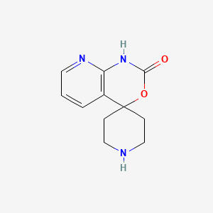 molecular formula C11H13N3O2 B1396404 Spiro[piperidine-4,4'-pyrido[2,3-d][1,3]oxazin]-2'(1'H)-one CAS No. 753440-87-8