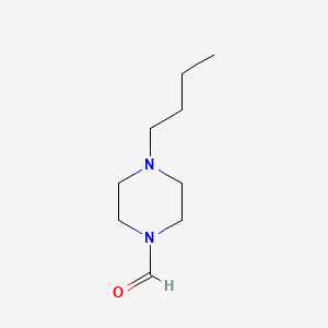 molecular formula C9H18N2O B13964046 4-Butylpiperazine-1-carbaldehyde CAS No. 21863-67-2