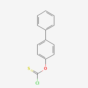molecular formula C13H9ClOS B13964139 Biphenyl-4-yl chlorothioformate 