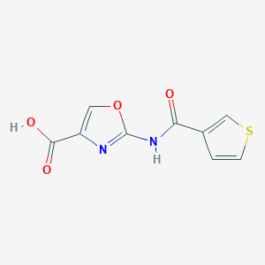 2-[(3-Thienylcarbonyl)amino]-1,3-oxazole-4-carboxylic acid