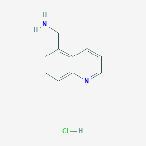 molecular formula C10H11ClN2 B1396418 1-Quinolin-5-yl-methylamine hydrochloride CAS No. 1187931-81-2