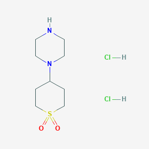 1-(1,1-Dioxidotetrahydro-2H-thiopyran-4-yl)-piperazine dihydrochloride