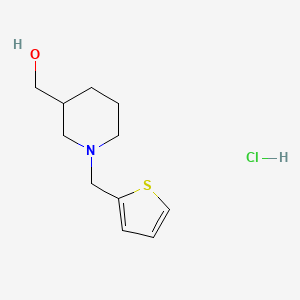 [1-(2-Thienylmethyl)piperidin-3-yl]methanol hydrochloride
