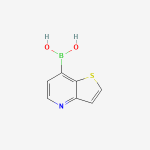 molecular formula C7H6BNO2S B13964290 Thieno[3,2-b]pyridin-7-ylboronic acid 