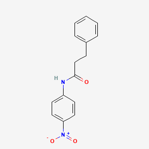 molecular formula C15H14N2O3 B13964354 N-(4-nitrophenyl)-3-phenylpropanamide 